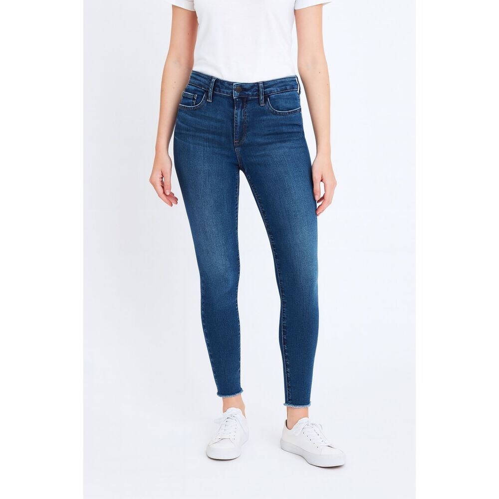 Articles of Society Carly Brooks Skinny Jeans Raw Hem Ankle Size 25